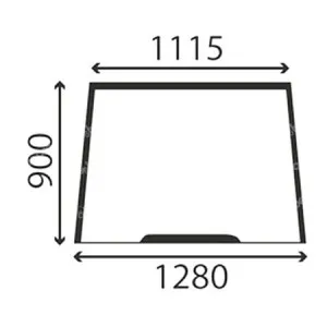 Parabrisas Delantero Tractores Massey Ferguson Series 6100, 6200, 8100 y 8200