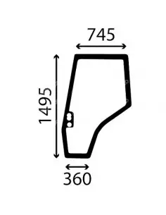 Cristal Puerta Izquierda