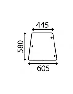 Cristal Lateral Izquierdo y Derecho 