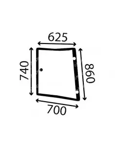 Cristal Trasero Esquina Izquierda 