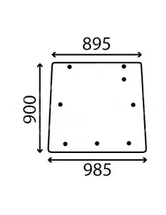 Cristal Trasero Superior