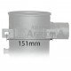 Silencioso de escape Tractores Massey Ferguson  Ø 70 mm - L 400 mm 1694963M5