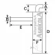 Silencioso Massey Ferguson Ø 40 mm - L 577 mm 969353M1