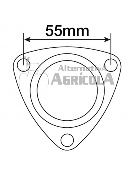 Colector Escape Tractor Massey Ferguson 133, 135 y 35 731267M1