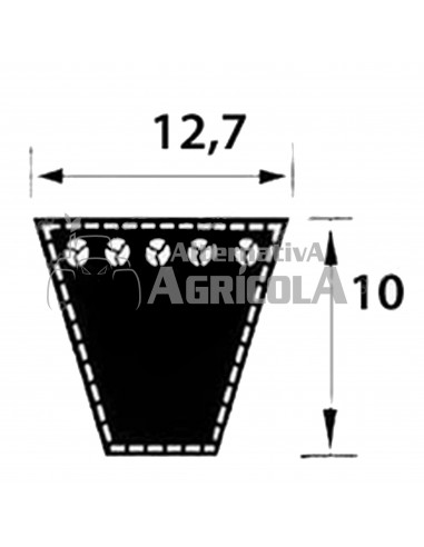 CORREA EN V 13 x 1325 LA