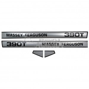 Juego de Pegatinas Massey Ferguson 390T