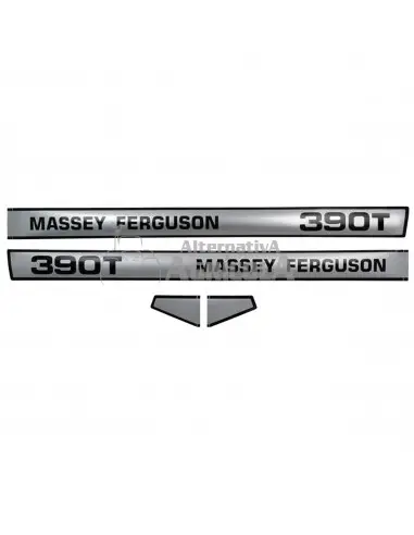 Juego de Pegatinas Massey Ferguson 390T