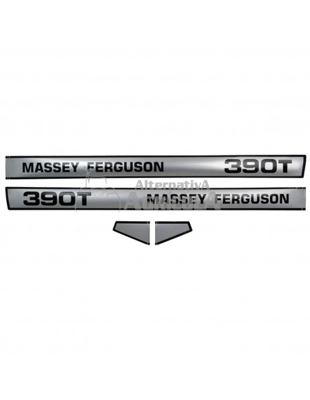 Juego de Pegatinas Massey Ferguson 390T