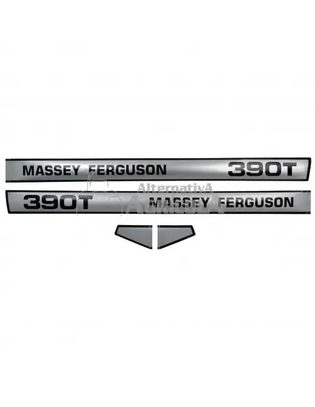 Juego de Pegatinas Massey Ferguson 390T