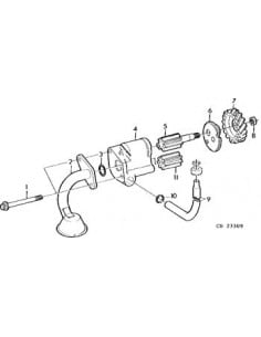 Piñón bomba aceite motor