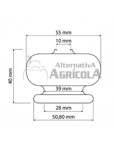 Guardapolvos varilla de freno en seco Massey Ferguson, Landini y Deutz