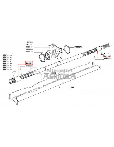 MANGUITO DE ACOPLE Ø 26/29,5 x 40 x 74 mm - Z 10