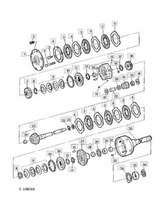 Retén embrague Hi-lo
