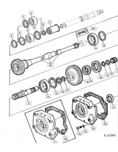 Retén toma de fuerza