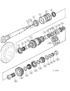 Arandela suplemento ataque grupo cónico