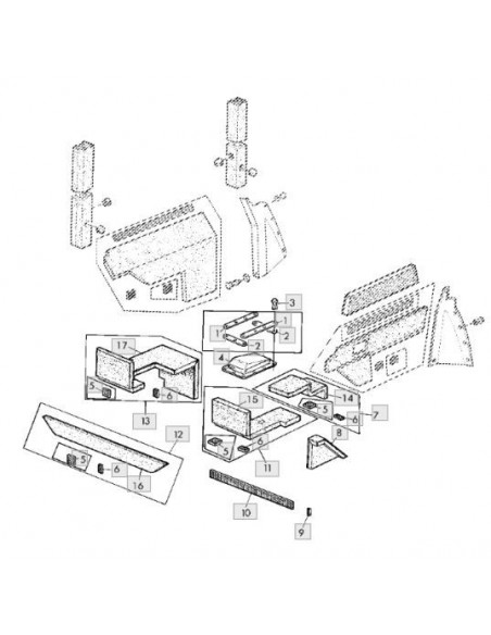 Tira resbestimiento cabinza SG2