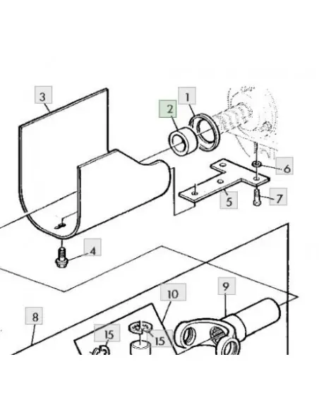 Casquillo fieltro salida doble tracción