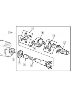 Casquillo semipalier cubo reductor delantero