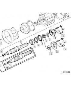 Retén transmisión toma de fuerza