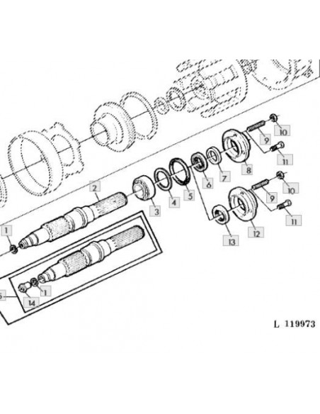 Retén transmisión toma de fuerza