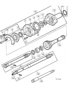 Retén transmisión toma de fuerza