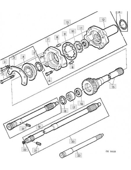 Retén transmisión toma de fuerza