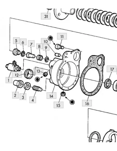 Retén accionador embrague