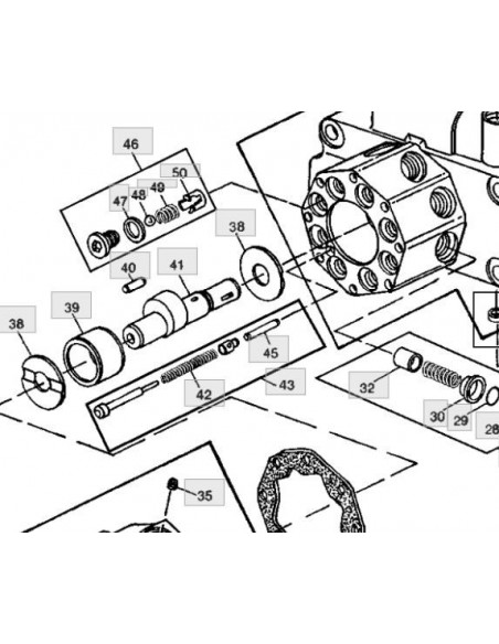 Aguja eje bomba hidráulica