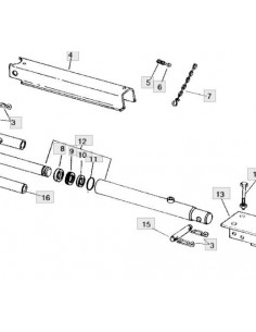 Anillo refuerzo cilindro hidráulico