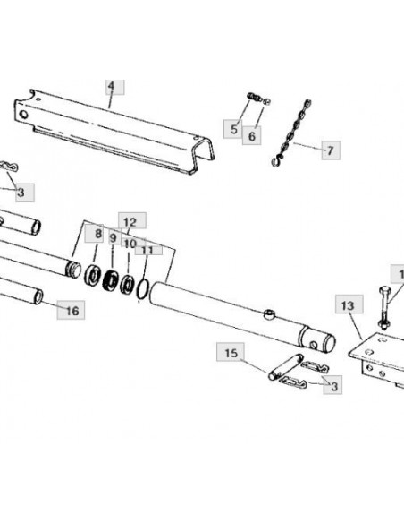 Anillo refuerzo cilindro hidráulico
