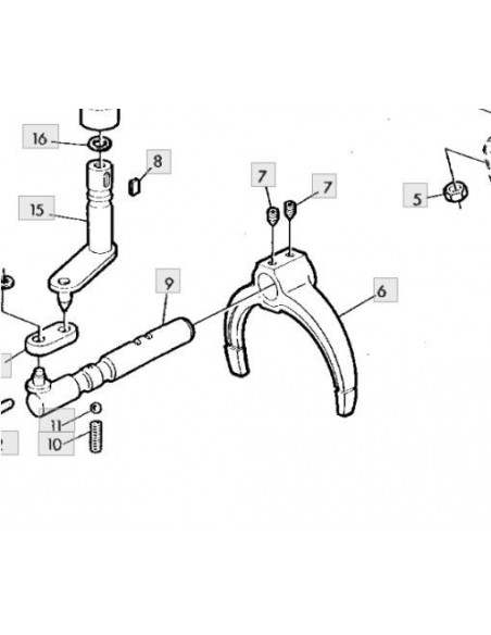 Tornillo prisionero horquilla cambio