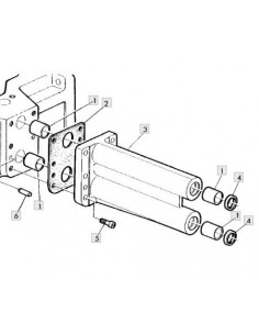 Casquillo soporte eje selección transmisión
