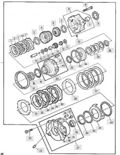 Aguja tambor embrague hi-lo