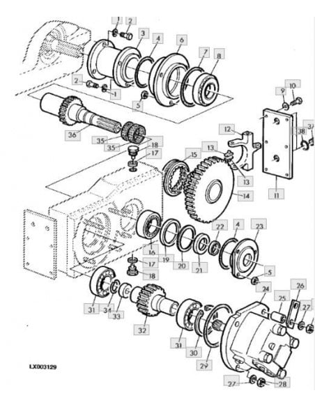 Anillo carcasa transmisión hi-lo