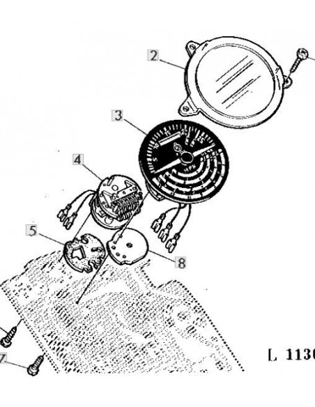 Tapa transparente reloj cuenta horas