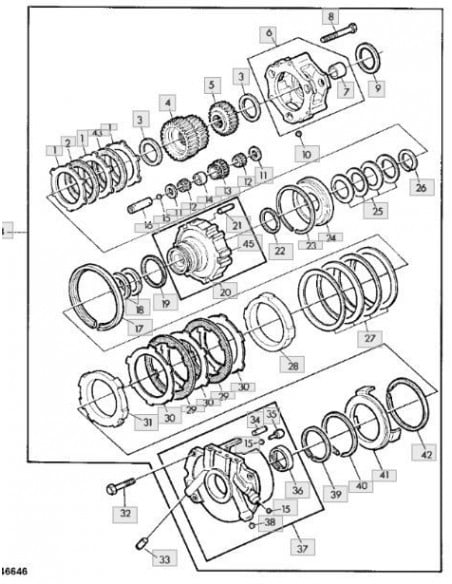 Anillo segmento carcasa hi-lo