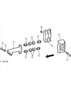 Casquillo de goma transmisión bomba hidráulica