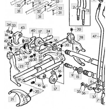 Casquillo varillaje transmisión