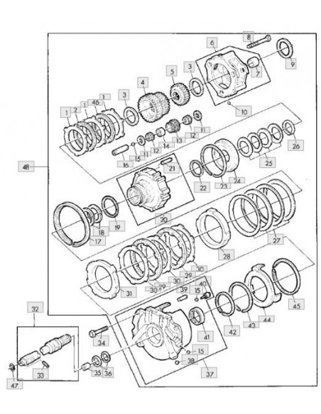 Arandela carcasa transmisión