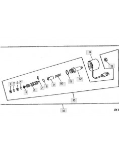 Goma tórica solenoide válvula doble tracción