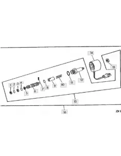Goma tórica solenoide válvula doble tracción