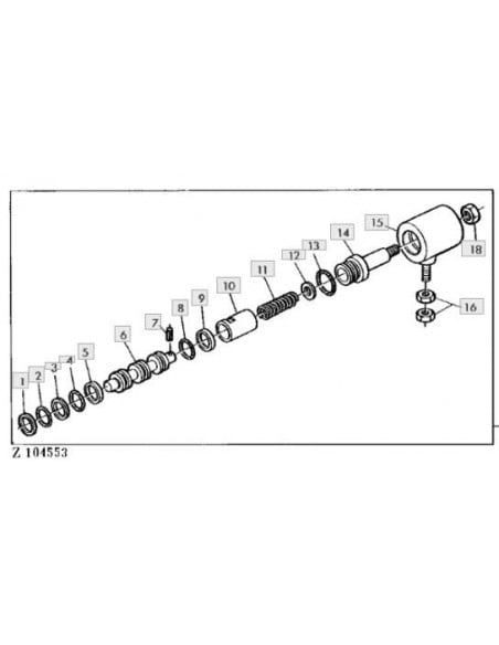 Anillo clip electroválvula mando a distancia