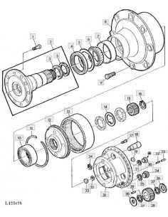 Anillo clip saltélitte cubo reductor