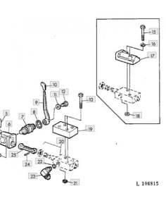 Retén placa distribuidor hidráulico