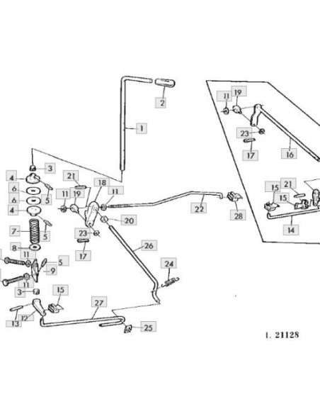 Pomo varilla palanca acelerador de mano