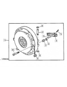 Pasador patilla embrague chapa