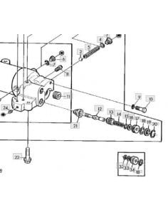 Asiento cónico vávula camisa elevador
