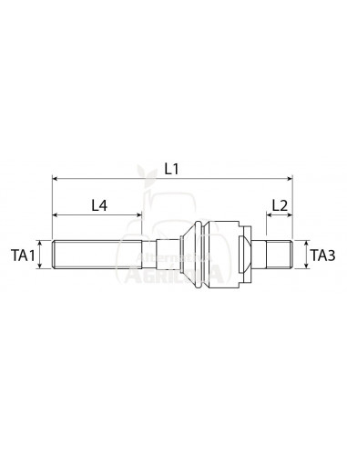 RÓTULA AXIAL M18 x 1.5 DERECHA - M20 x 1.5 DERECHA
