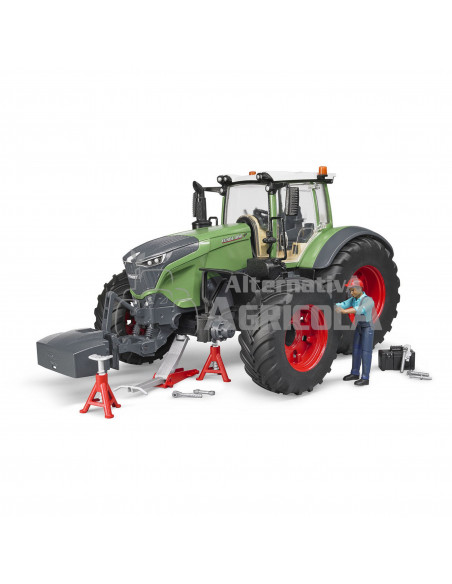 Tractor de juguete FENDT 1050 Vario con mecánico y accesorios escala 1:16