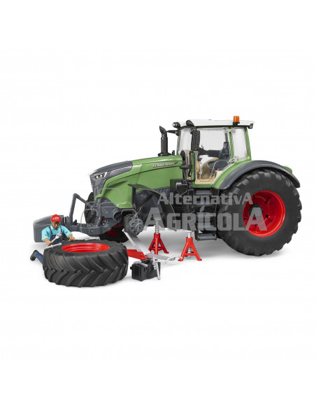 Tractor de juguete FENDT 1050 Vario con mecánico y accesorios escala 1:16